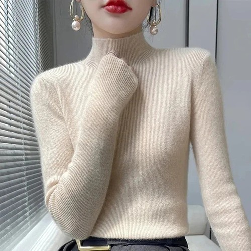 Ladies pullover knit - pullover, sweater