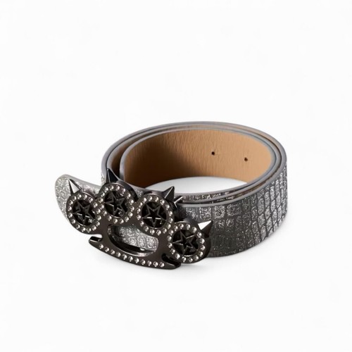 Silver croc embossed - silver,