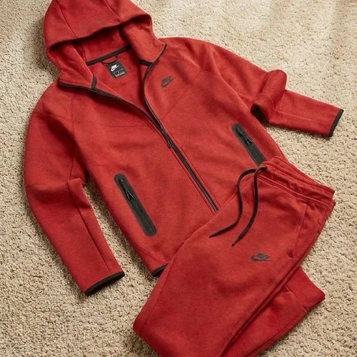 Red nike tech set - nike, piece