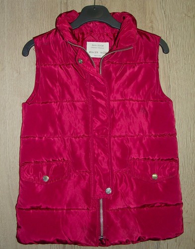 Zara girls red bodywarmer - girls,