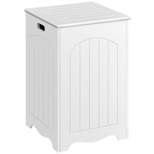 Laundry basket wooden bathroom - laundry,