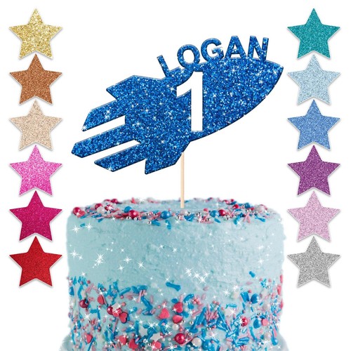 Personalised rocket glitter - rocket,