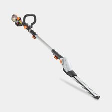 VonHaus Pole Hedge Trimmer Cordless, Long Reach Telescopic Cutter USED