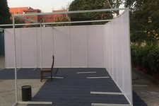 Used Exhibition Display Wall Panel with aluminium Bars and Fittings 