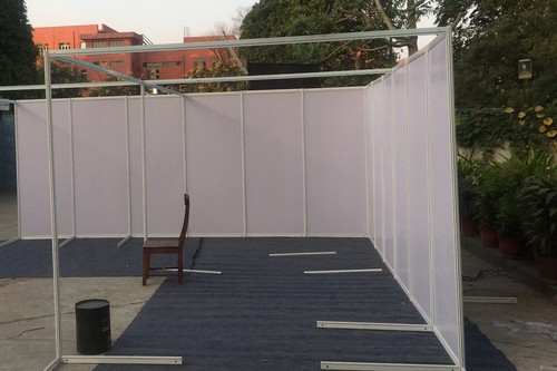 Used exhibition display - exhibition, wall