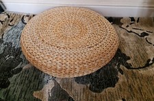Hand Woven Tatami Floor seat, Knitted Straw Flat Seat  60cmx17cm aprox 