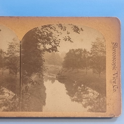 Stereoview card real photo - stereoview,
