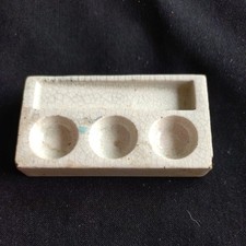 Lovely ARTISTs PAINT MIXING DISH / SLANTED PALETTE ANTIQUE paintbox , very small