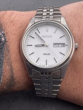 Seiko solar day date - seiko, day/date