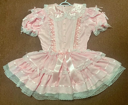 Ultra frilly pink chiffon - frilly,