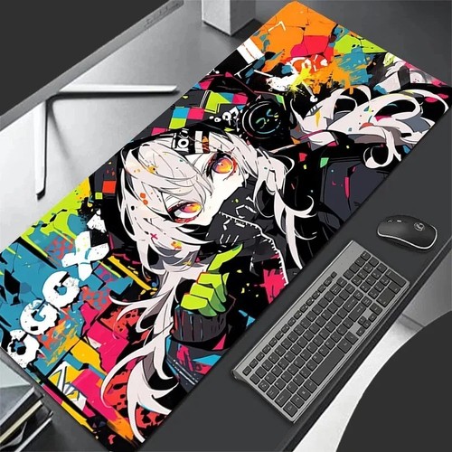 Anime cute girl - mouse, pad
