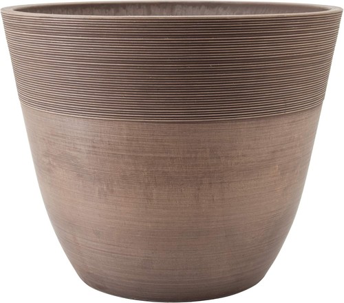 Large inch ribbed planter - large, 12-inch