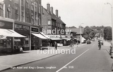 Loughton High Road & Kings Green Essex 1953 Vintage Real Photograph Postcard