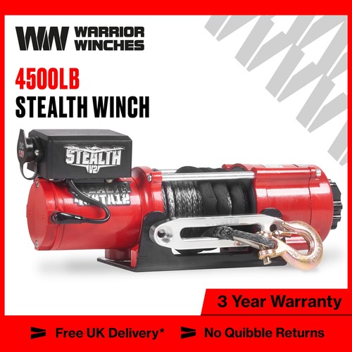 Stealth electric winch 4500lbs - electric,