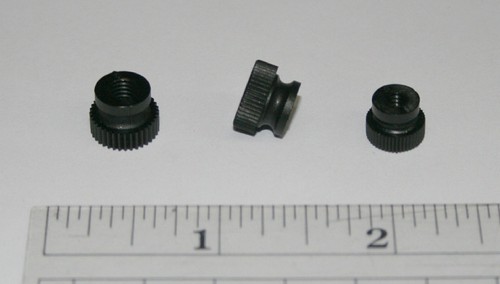 Nylon knurled thumb nuts - nylon,