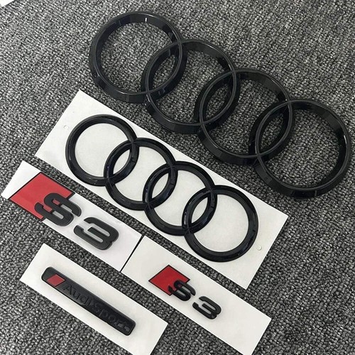 Audi 4ring logo abs - abs, black