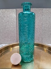 N.Uist Downpour Coast and Croft Gin Empty Bottle Pressed Glass Cork Stopper 70cl