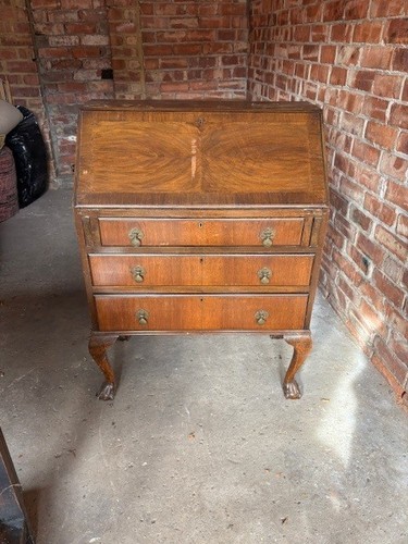 Antique bureau writing - bureau, desk
