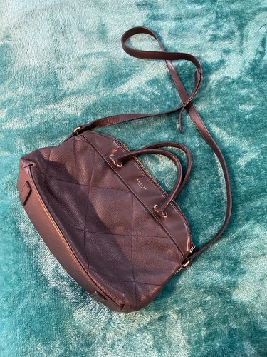 Radley navy leather handbag - navy,