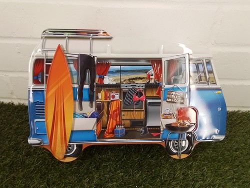 Campervan biscuit tin storage - tin,