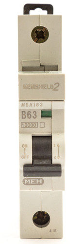 Mem memshield mcb amp b63 - 2, 63