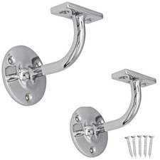 Handrail brackets chrome stair - brackets,
