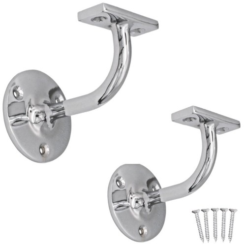 Handrail brackets chrome stair - handrail,