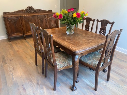 Antique oak dining - , from