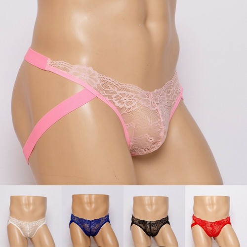 Men sexy lace string jock - g-string,