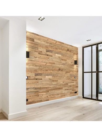 Reclaimed pallet wood wall - reclaimed,
