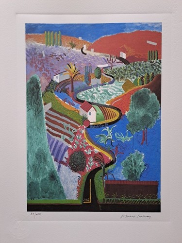 David hockney signed nichols - hockney,