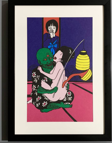 Toshio saeki print erotic - saeki, sm