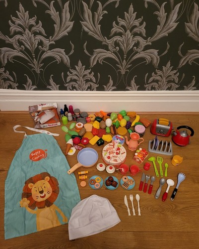 Children plastic food - food, bundle