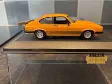 1/43 Ford Capri MK3 3.0S Orange by Minichamps in original box.