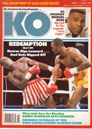 Boxing magazine october - boxing,