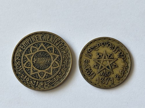 Old 1950s moroccan coins - 2,