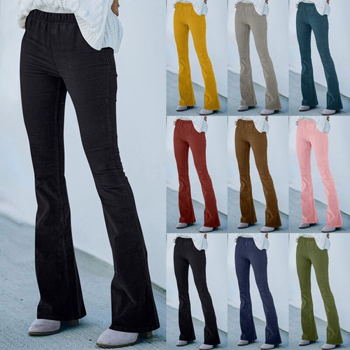 Ladies corduroy trousers slim - ladies,