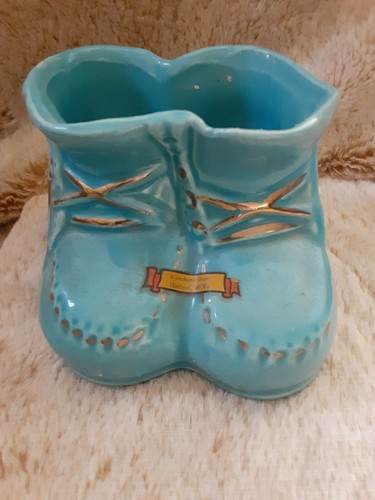 Vintage ceramic baby booty - vintage,