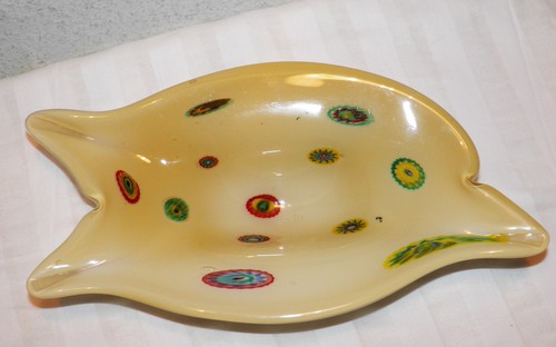 Murano butterscotch millefiori - murano,