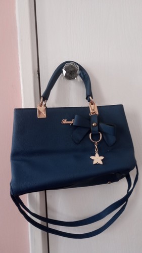 Beautiful navy blue - hand, bag