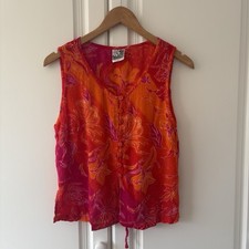 Ladies Vintage Phool Orange