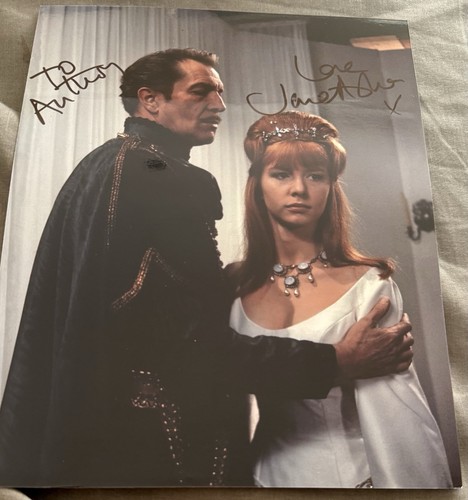 Jane asher signed picture - asher,