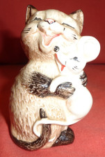 Rare Beswick Laughing Cat & Mouse from Fun Models Series No. 2100