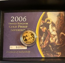 2006 Proof Full Gold Sovereign