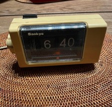 SANKYO Flip Clock Showa Retro