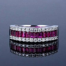 2 Ct Baguette Diamond Half