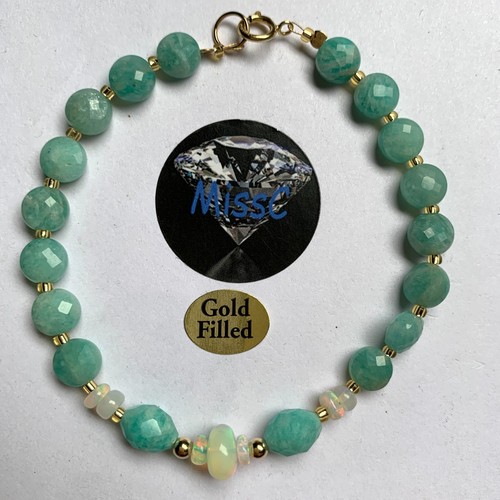 Fire opal and amazonite - fire,