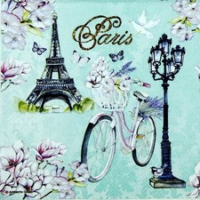 Napkin/Luncheon - "Bike in