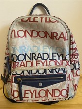 Radley Beige Colourful Ruck Sack, Backpack Bag