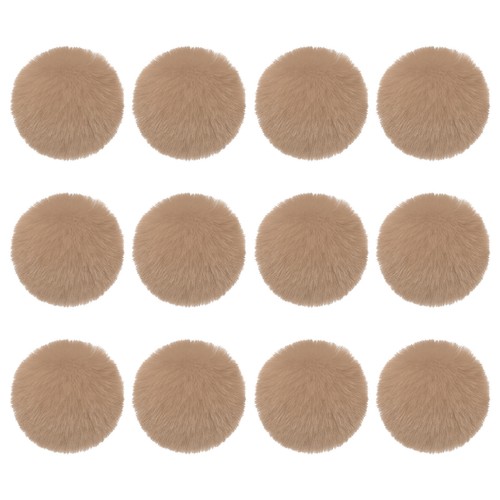 12pcs fluffy soft faux fur - faux,